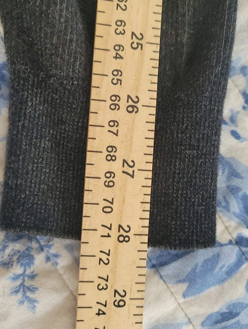 Banana Republic Men's Dark Charcoal Quarter-Zip Sweater